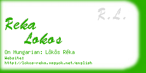 reka lokos business card